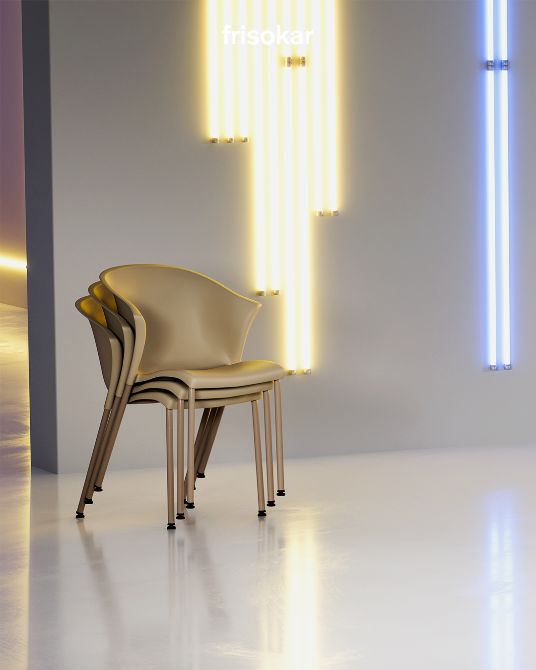 cadeira empilhavel Blá bla